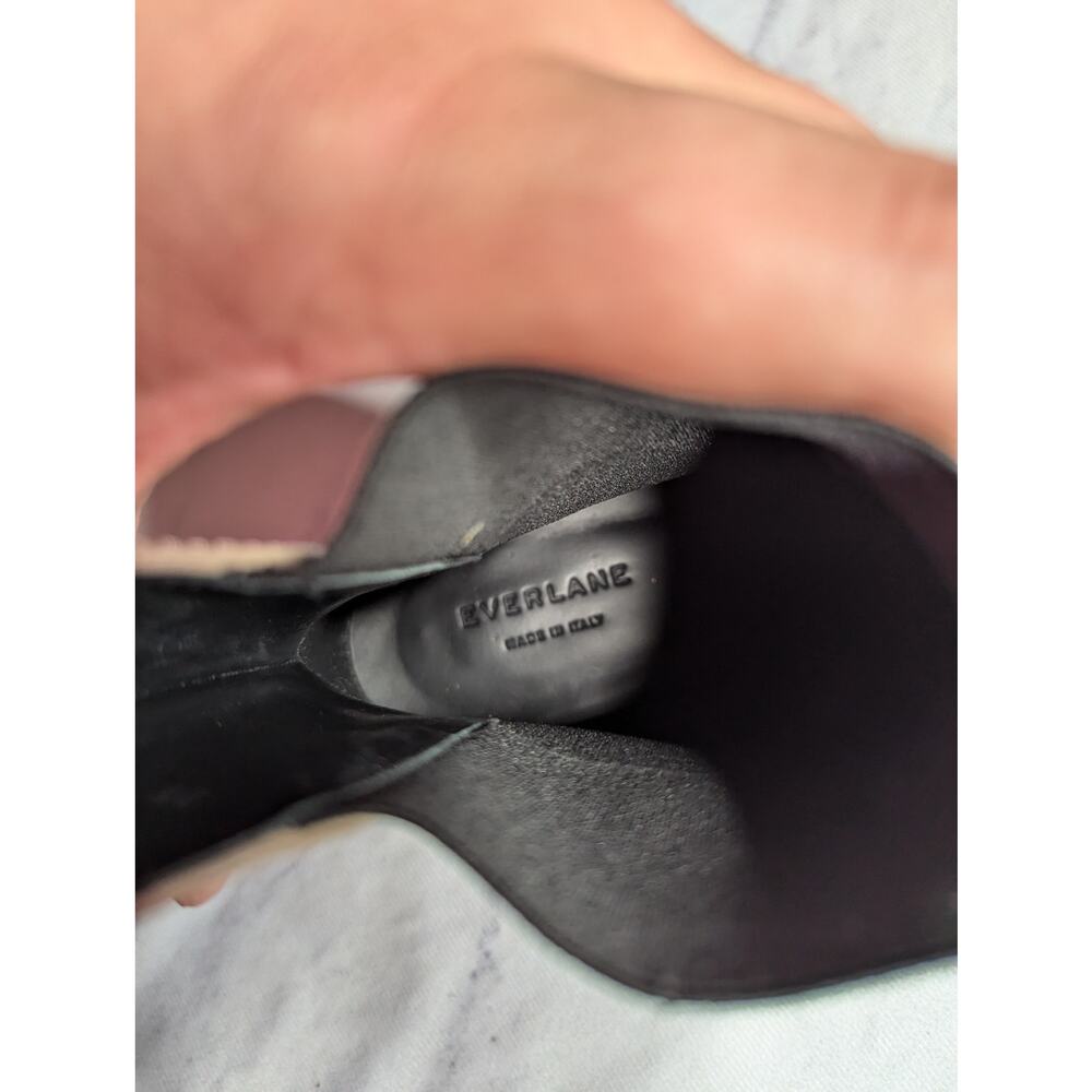 Everlane Tan and Black Ankle Boots - Picture 6 of 6